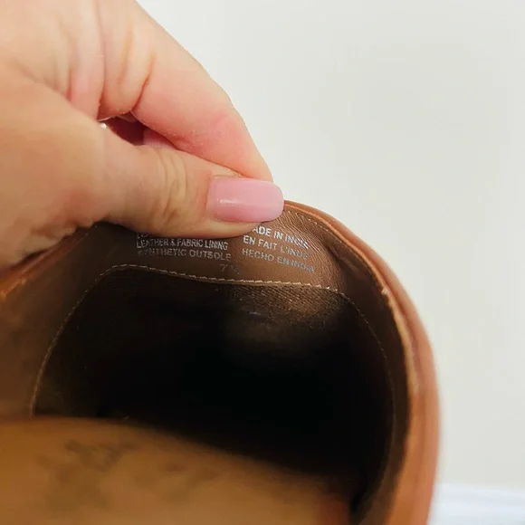 Seychelles Tan Leather Mules 7.5 - Picture 6 of 7